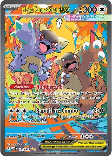 Mega Kangaskhan ex 182/132 Holofoil ME01: Mega Evolution