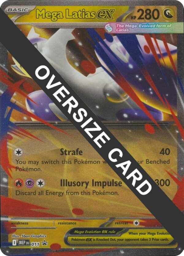 Mega Latias ex 011 Holofoil Jumbo Cards