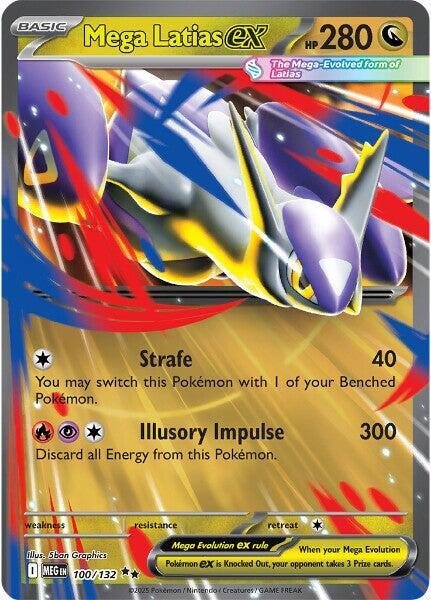 Mega Latias ex 100/132 Holofoil ME01: Mega Evolution