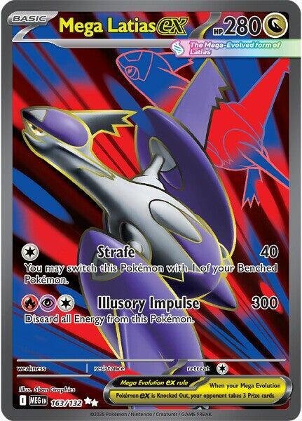 Mega Latias ex 163/132 Holofoil ME01: Mega Evolution