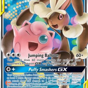 Mega Lopunny & Jigglypuff GX 165/236 Holofoil SM – Cosmic Eclipse
