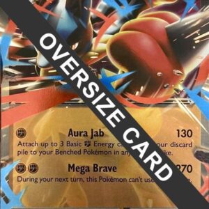 Mega Lucario ex 012 Holofoil Jumbo Cards Mega Lucario ex 012 Holofoil Jumbo Cards