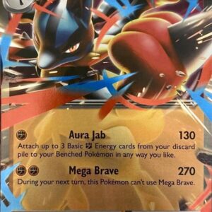 Mega Lucario ex 012 Holofoil ME: Mega Evolution Promo