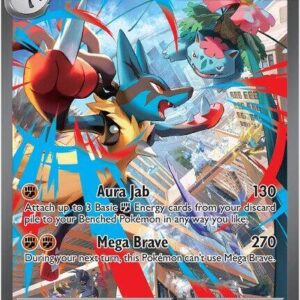 Mega Lucario ex 179/132 Holofoil ME01: Mega Evolution