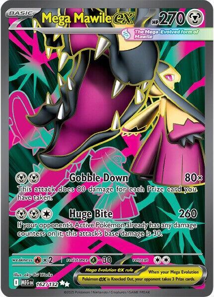 Mega Mawile ex 162/132 Holofoil ME01: Mega Evolution
