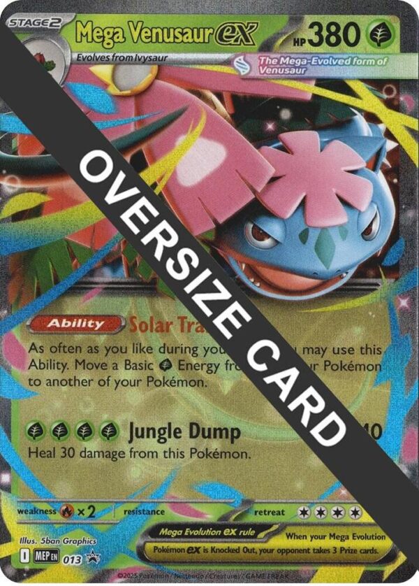 Mega Venusaur ex 013 Holofoil Jumbo Cards