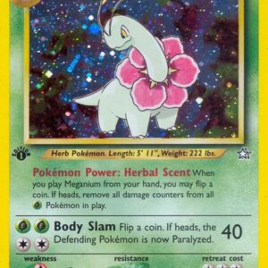 Meganium (10) 010/111 1st Edition Holofoil Neo Genesis