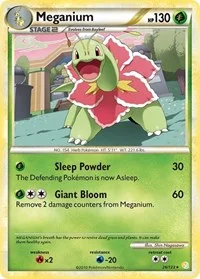 Meganium | 26/123 | Normal | HeartGold SoulSilver