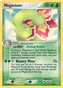 Meganium 9/115 (EX Unseen Forces) 009/115 Normal Deck Exclusives