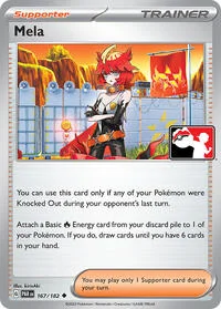 Mela | 167/182 | Normal | Prize Pack Series Cards