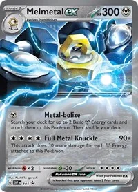 Melmetal ex | 104 | Holofoil | SV: Scarlet & Violet Promo Cards