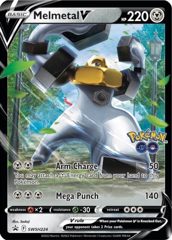 Melmetal V SWSH224 Holofoil SWSH: Sword & Shield Promo Cards