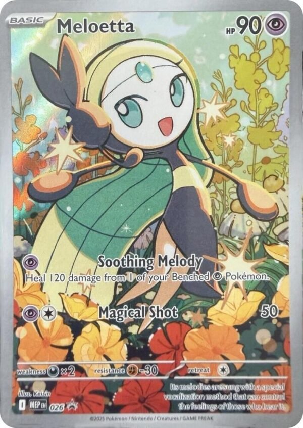 Meloetta 026 Holofoil ME: Mega Evolution Promo Meloetta 026 Holofoil ME: Mega Evolution Promo