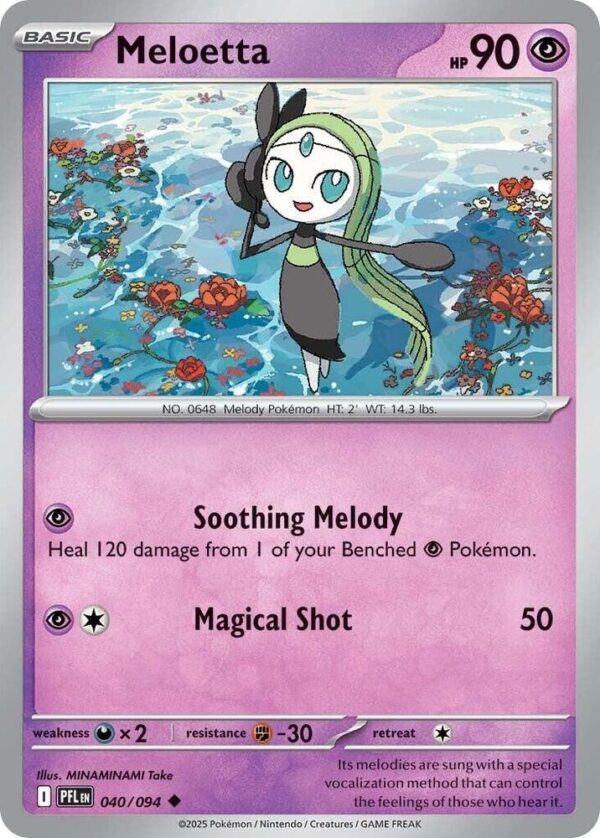 Meloetta 040/094 Normal ME02: Phantasmal Flames