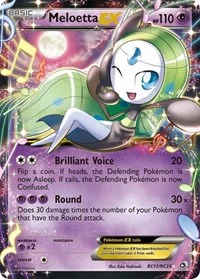 Meloetta EX | RC11/RC25 | Holofoil | Legendary Treasures: Radiant Collection