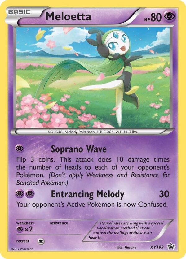 Meloetta XY193 Holofoil XY Promos