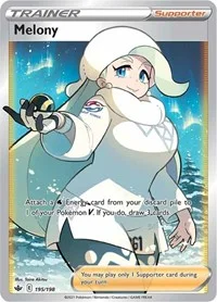 Melony (Full Art) | 195/198 | Holofoil | SWSH06: Chilling Reign