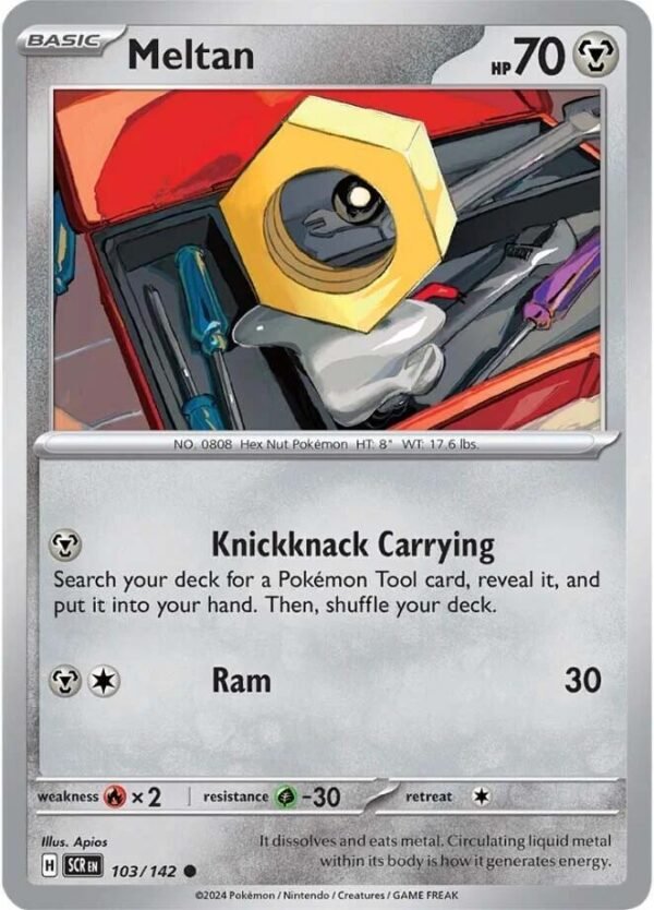 Meltan 103/142 Normal SV07: Stellar Crown Meltan 103/142 Normal SV07: Stellar Crown