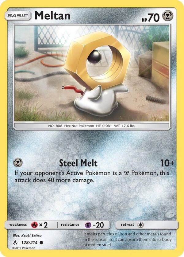 Meltan 128/214 Normal SM – Unbroken Bonds