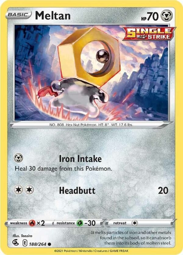 Meltan 188/264 Normal SWSH08: Fusion Strike