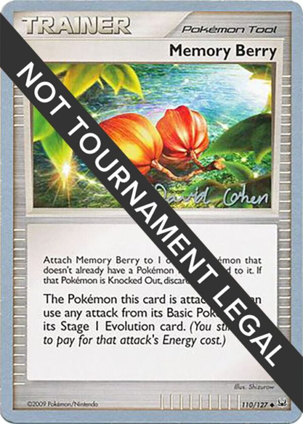 Memory Berry 2009 (David Cohen) 110/127 Normal World Championship Decks Memory Berry 2009 (David Cohen) 110/127 Normal World Championship Decks