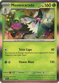 Meowscarada | 015/198 | Reverse Holofoil | SV01: Scarlet & Violet Base Set