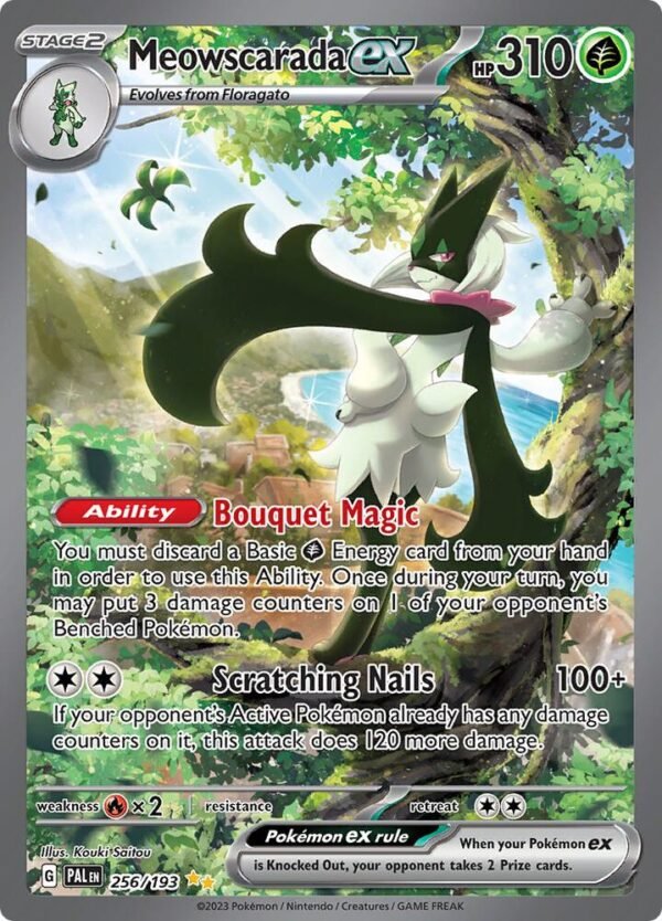 Meowscarada ex 256/193 Holofoil SV02: Paldea Evolved