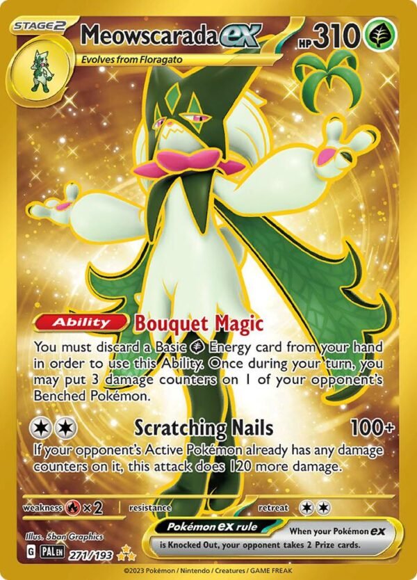 Meowscarada ex 271/193 Holofoil SV02: Paldea Evolved
