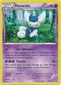 Meowstic | 43/106 (XY Flashfire) | 043/106 | Holofoil | Deck Exclusives
