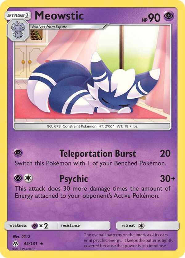 Meowstic 45/131 Normal SM – Forbidden Light Meowstic 45/131 Normal SM – Forbidden Light