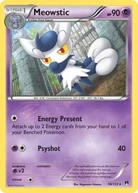 Meowstic | 59/122 | Reverse Holofoil | XY - BREAKpoint Meowstic | 59/122 | Reverse Holofoil | XY - BREAKpoint