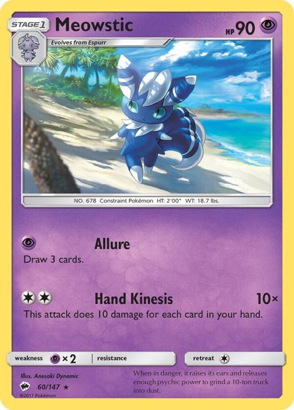 Meowstic 60/147 Normal SM – Burning Shadows