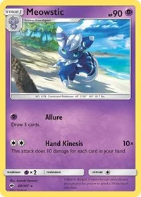 Meowstic | 60/147 | Normal | SM - Burning Shadows