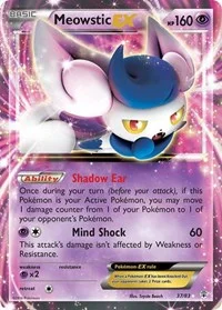 Meowstic EX | 37/83 | Holofoil | Generations