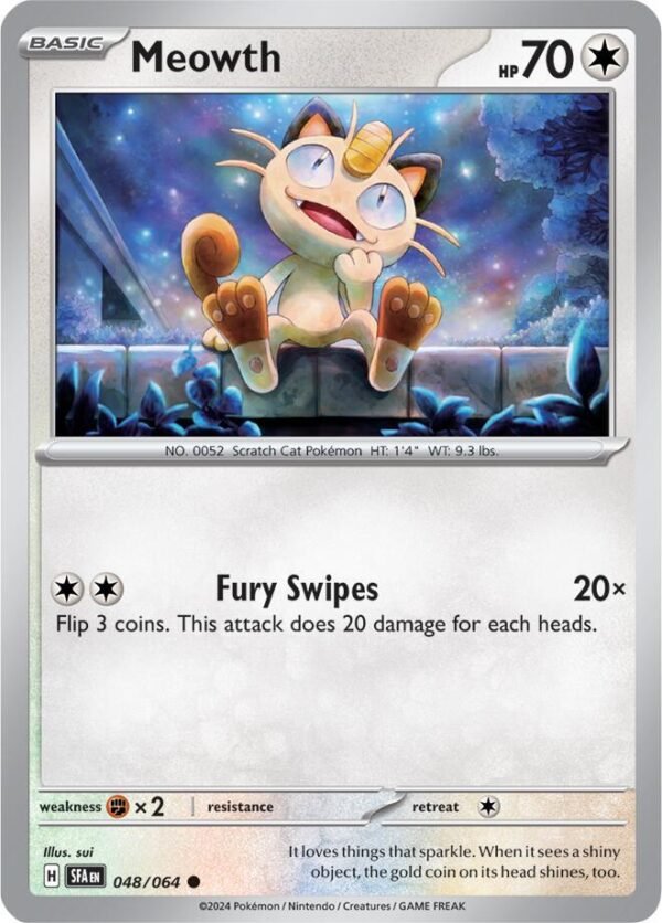 Meowth 048/064 Normal SV: Shrouded Fable Meowth 048/064 Normal SV: Shrouded Fable