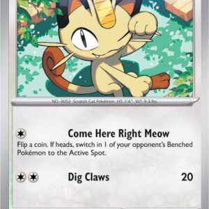 Meowth 052/165 Normal SV: Scarlet & Violet 151