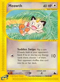 Meowth | 078/144 | Normal | Skyridge
