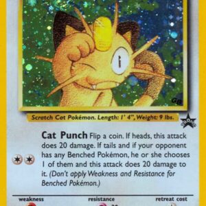 Meowth 10/53 Holofoil WoTC Promo