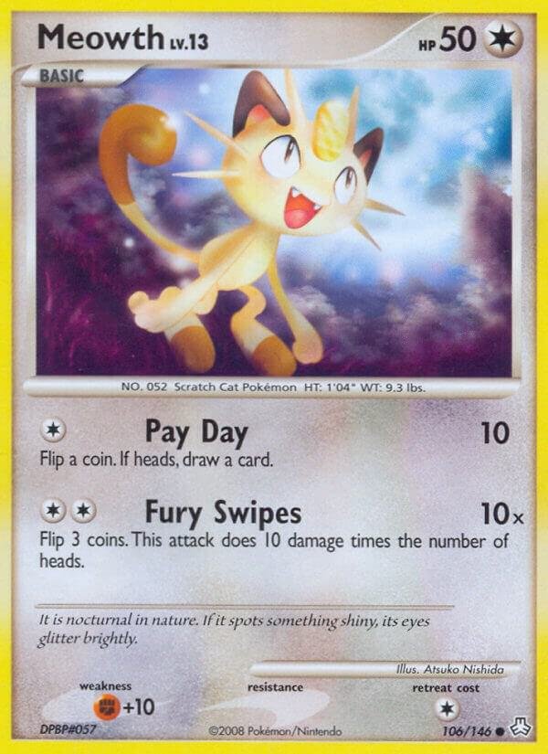 Meowth 106/146 Normal Legends Awakened