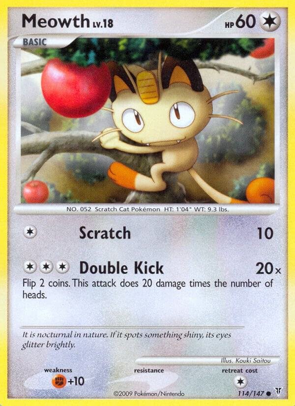 Meowth 114 Normal Supreme Victors