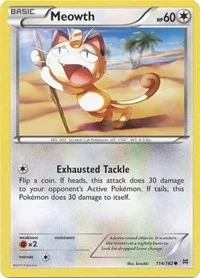 Meowth | 114/162 | Reverse Holofoil | XY - BREAKthrough
