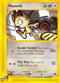 Meowth | 121/165 | Reverse Holofoil | Expedition