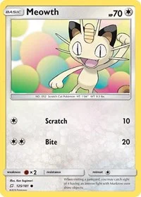 Meowth | 125/181 | Reverse Holofoil | SM - Team Up