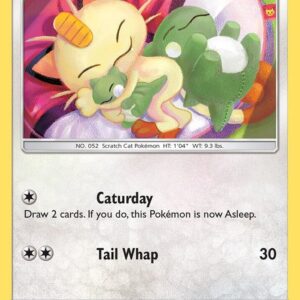 Meowth 147/214 Reverse Holofoil SM – Unbroken Bonds Meowth 147/214 Reverse Holofoil SM – Unbroken Bonds