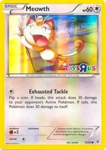Meowth | 53/83 (Toys R Us Promo) | 053/083 | Holofoil | Miscellaneous Cards & Products