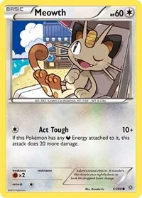 Meowth | 61/98 | Reverse Holofoil | XY - Ancient Origins Meowth | 61/98 | Reverse Holofoil | XY - Ancient Origins