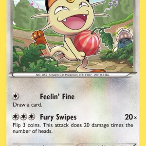 Meowth 67/108 Reverse Holofoil XY – Roaring Skies