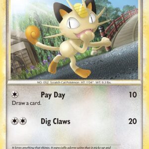 Meowth 75/123 Normal HeartGold SoulSilver