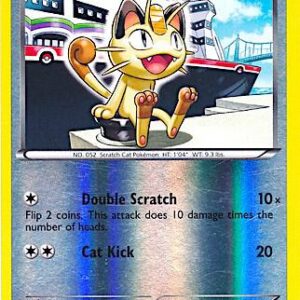 Meowth 80/99 (Mirror Reverse Holo) 080/099 Reverse Holofoil Miscellaneous Cards & Products