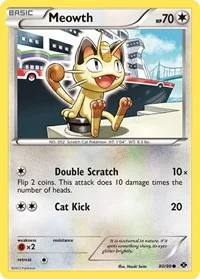 Meowth | 80/99 | Reverse Holofoil | Next Destinies